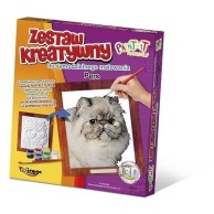 Wypukła malowanka [Zestaw Kreatywny] Kot Pers Zabawki kreatywne  Mirage-Hobby