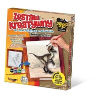 Wypukła malowanka [Zestaw Kreatywny] DINO Deinonychus Zabawki kreatywne  Mirage-Hobby