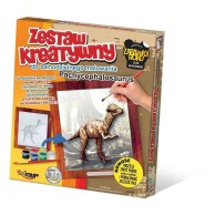 Wypukła malowanka [Zestaw Kreatywny] DINO Pachycephalosaurus Zabawki kreatywne  Mirage-Hobby