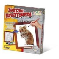 Wypukła malowanka [Zestaw Kreatywny] Chomik Zabawki kreatywne  Mirage-Hobby