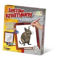 Wypukła malowanka [Zestaw Kreatywny] Koszatniczka Zabawki kreatywne  Mirage-Hobby