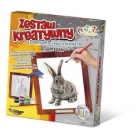 Wypukła malowanka [Zestaw Kreatywny] Królik Zabawki kreatywne  Mirage-Hobby