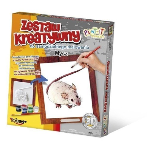 Wypukła malowanka [Zestaw Kreatywny] Mysz Zabawki kreatywne  Mirage-Hobby