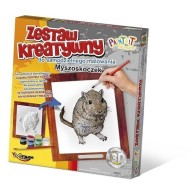 Wypukła malowanka [Zestaw Kreatywny] Myszoskoczek Zabawki kreatywne  Mirage-Hobby