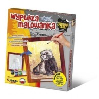 Wypukła malowanka [Zestaw Kreatywny] FUTRZAK Fretka Zabawki kreatywne  Mirage-Hobby
