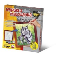Wypukła malowanka [Zestaw Kreatywny] FUTRZAK Chomik Dżungarski Zabawki kreatywne  Mirage-Hobby