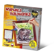 Wypukła malowanka [Zestaw Kreatywny] FUTRZAK Nutria Zabawki kreatywne  Mirage-Hobby