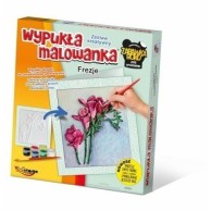 Wypukła malowanka [Zestaw Kreatywny] KWIATY Frezje Zabawki kreatywne  Mirage-Hobby