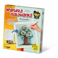 Wypukła malowanka [Zestaw Kreatywny] KWIATY Rumianki Zabawki kreatywne  Mirage-Hobby