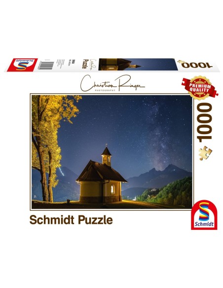 PQ Puzzle 1000 el. Christian Ringer Kaplica w Lockstein Pejzaże Schmidt Spiele