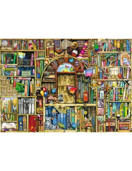 Puzzle 1000 el. Dziwna księgarnia C.Thompson Inspiracje Ravensburger