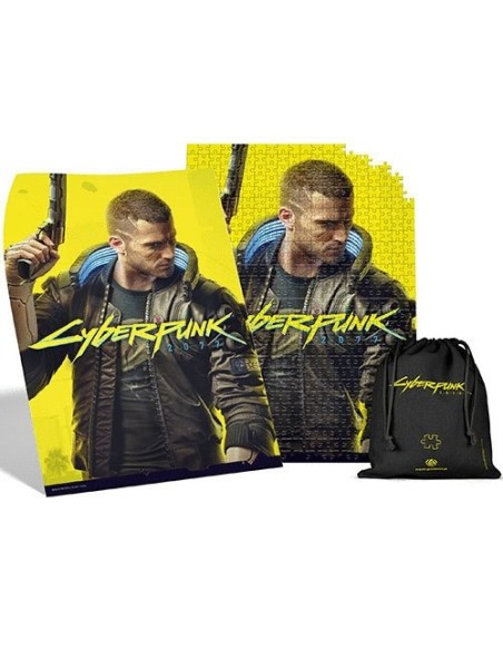 Good Loot Puzzle Cyberpunk 2077 Keyart male V (500 elementów) Dla dorosłych Cenega