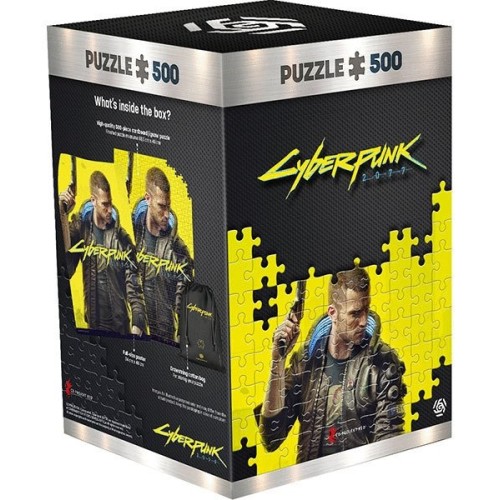 Good Loot Puzzle Cyberpunk 2077 Keyart male V (500 elementów) Dla dorosłych Cenega