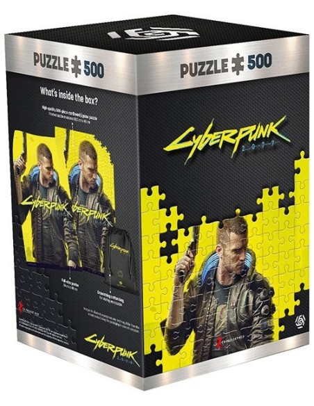 Good Loot Puzzle Cyberpunk 2077 Keyart male V (500 elementów) Dla dorosłych Cenega