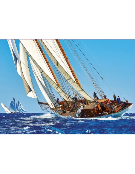 Puzzle 1000 el. Żaglowiec Marynistyka Educa