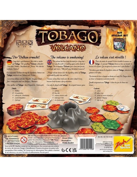 Tobago: Volcano Dodatki do Gier Planszowych Zoch zum Spielen