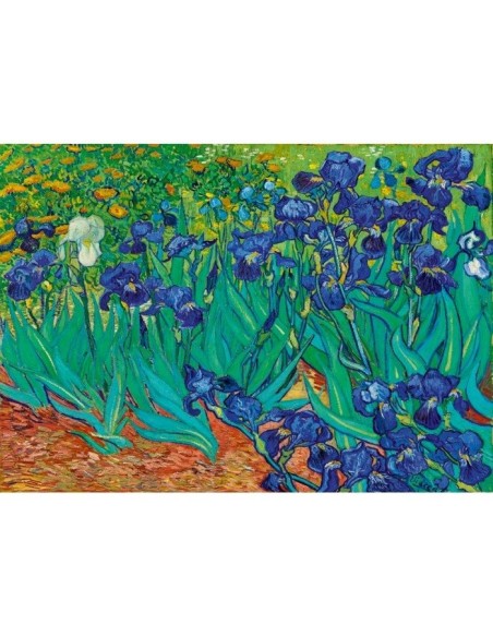 Puzzle 1000 Irysy Vincent van Gogh Malarstwo bluebird puzzle