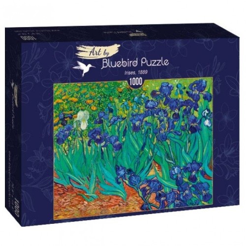 Puzzle 1000 Irysy Vincent van Gogh Malarstwo bluebird puzzle