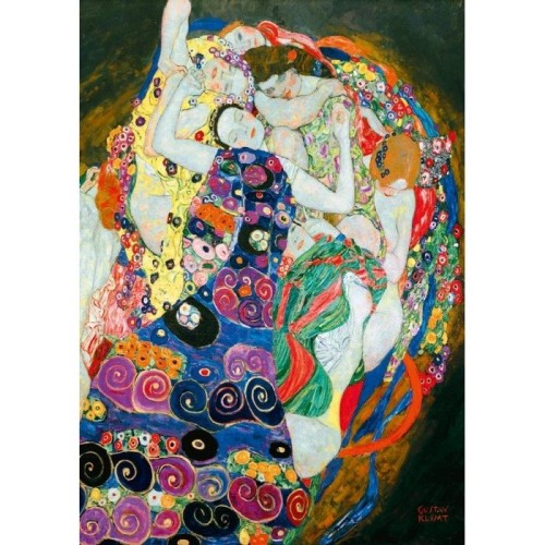 Puzzle 1000 Młode dziewice, Gustav Klimt Malarstwo bluebird puzzle