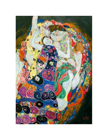 Puzzle 1000 Młode dziewice, Gustav Klimt Malarstwo bluebird puzzle