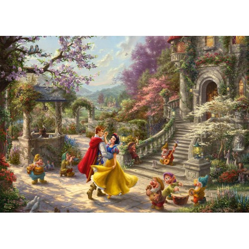 PQ Puzzle 1000 el. THOMAS KINKADE Królewna Śnieżka i 7 krasnoludków Dla dzieci Schmidt Spiele