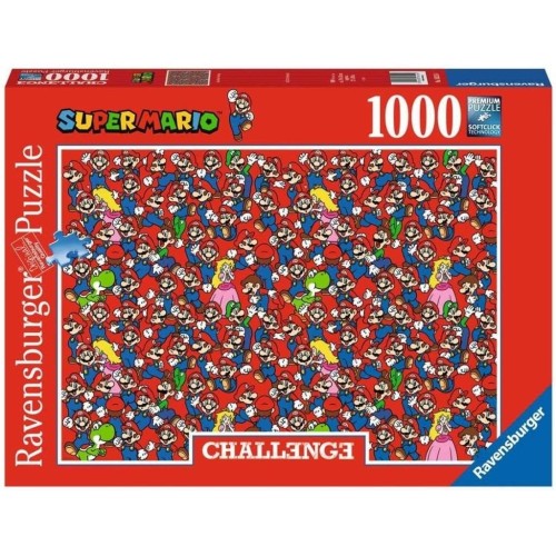 Puzzle 1000 el. Challenge. Super Mario Bros Dla dorosłych Ravensburger