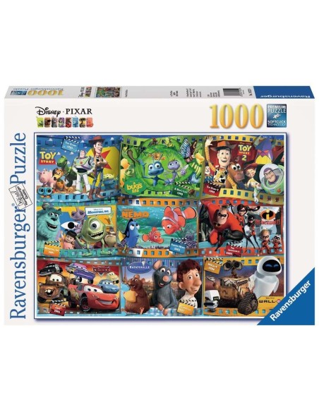 Puzzle 1000 el. Filmy Disney Pixar Dla dzieci Ravensburger