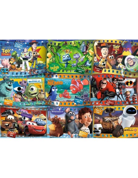 Puzzle 1000 el. Filmy Disney Pixar Dla dzieci Ravensburger