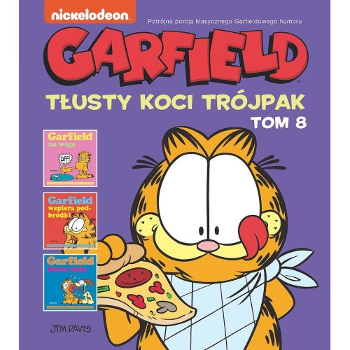Garfield - Tłusty koci trójpak, tom 8 Komiksy pełne humoru Egmont