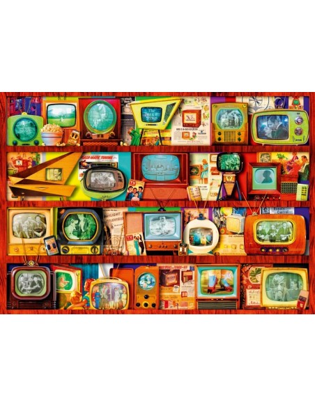 Puzzle 1000 Złoty wiek TV Aimee Stewart Malarstwo bluebird puzzle