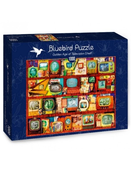 Puzzle 1000 Złoty wiek TV Aimee Stewart Malarstwo bluebird puzzle