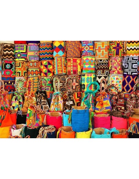 Puzzle 1500 Kolorowe koszyki Inspiracje bluebird puzzle