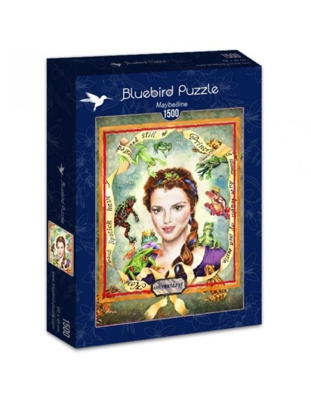 Puzzle 1500 Maybeline Malarstwo bluebird puzzle