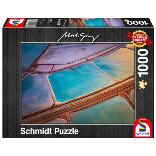 Puzzle 1000 el. MARK GRAY Pastelowa mozaika Schmidt Spiele Schmidt Spiele