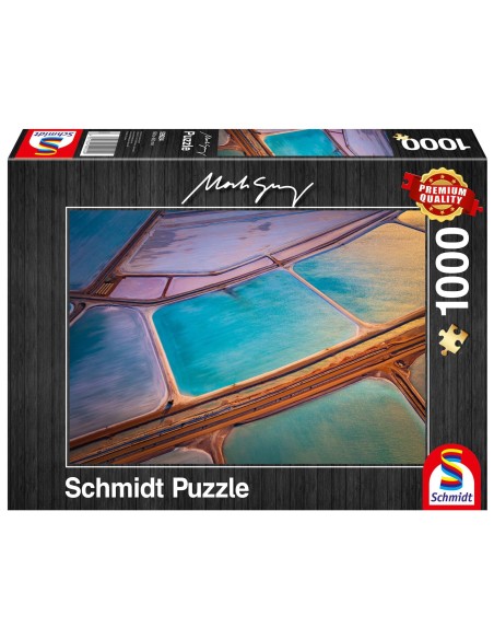Puzzle 1000 el. MARK GRAY Pastelowa mozaika Schmidt Spiele Schmidt Spiele