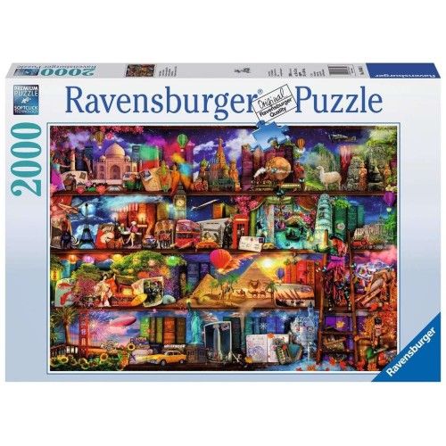 Puzzle 2000 el. Świat Książek Aimee Stewart Malarstwo Ravensburger