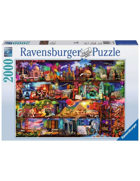Puzzle 2000 el. Świat Książek Aimee Stewart Malarstwo Ravensburger