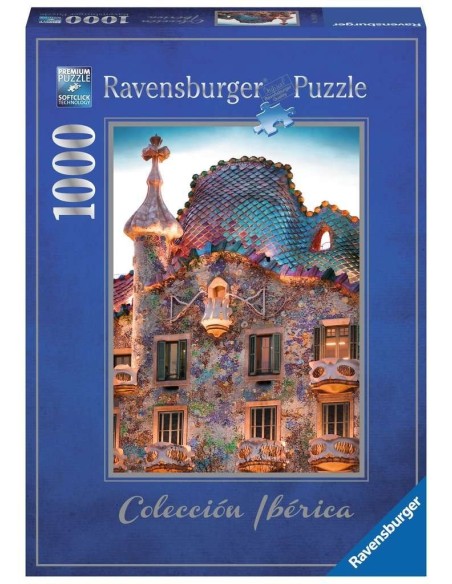 Puzzle 1000 el. Casa Batllo Barcelona Pejzaże Ravensburger