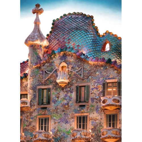 Puzzle 1000 el. Casa Batllo Barcelona Pejzaże Ravensburger
