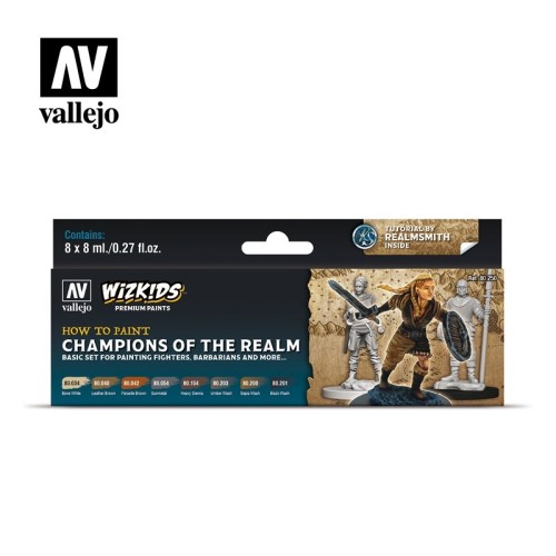 Vallejo Premium Wizkids Set Champions of the Realm 80.250 Zestawy Vallejo