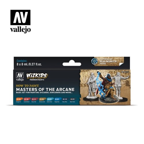 Vallejo Premium Wizkids Set Masters of the Arcane 80.258 Zestawy Vallejo