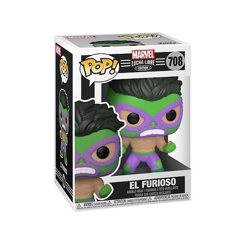 Figurka Funko POP Marvel: Luchadores - El Furioso (Hulk) 708 Funko - Marvel  Funko - POP!