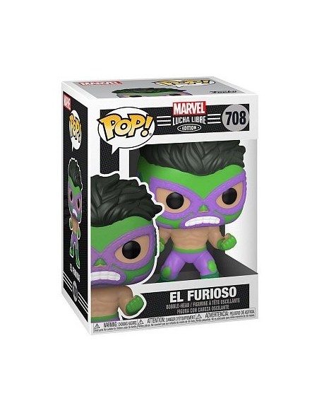 Figurka Funko POP Marvel: Luchadores - El Furioso (Hulk) 708 Funko - Marvel  Funko - POP!
