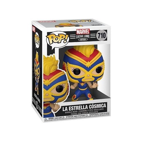 Figurka Funko POP Marvel: Luchadores - La Estrella Cósmica (Captain Marvel) 710 Funko - Marvel  Funko - POP!
