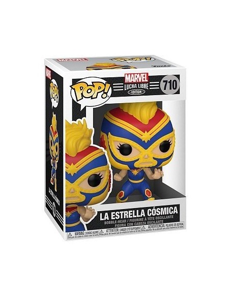 Figurka Funko POP Marvel: Luchadores - La Estrella Cósmica (Captain Marvel) 710 Funko - Marvel  Funko - POP!