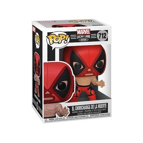 Figurka Funko POP Marvel: Luchadores - El Chimichanga De La Muerte (Deadpool) 712 Funko - Marvel  Funko - POP!