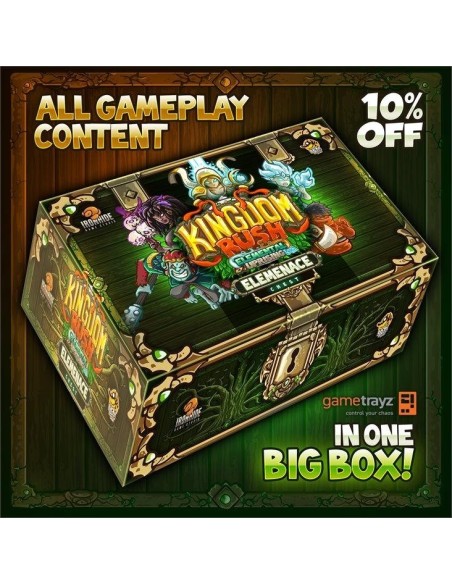 Kingdom Rush: Elemental Uprising - Kickstarter Elemenace Hoard Pledge Przedsprzedaż Lucky Duck Games