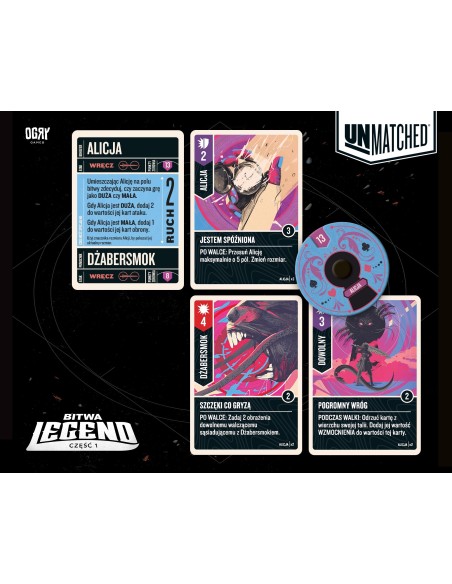 Unmatched: Bitwa Legend Karciane OgryGames