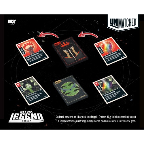 Unmatched: Bitwa Legend Karciane OgryGames