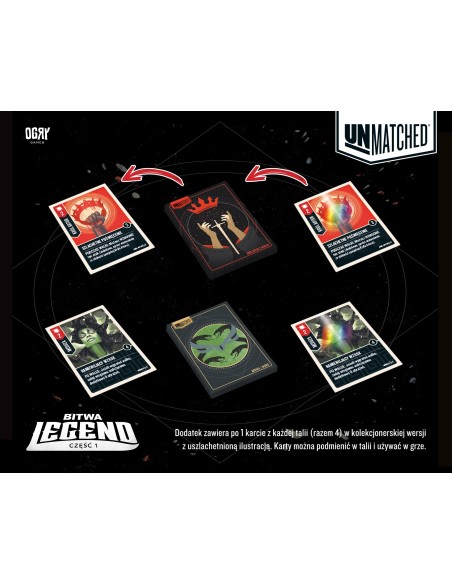 Unmatched: Bitwa Legend Karciane OgryGames
